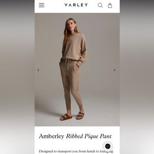 Amberley Ribbed Pique Pant